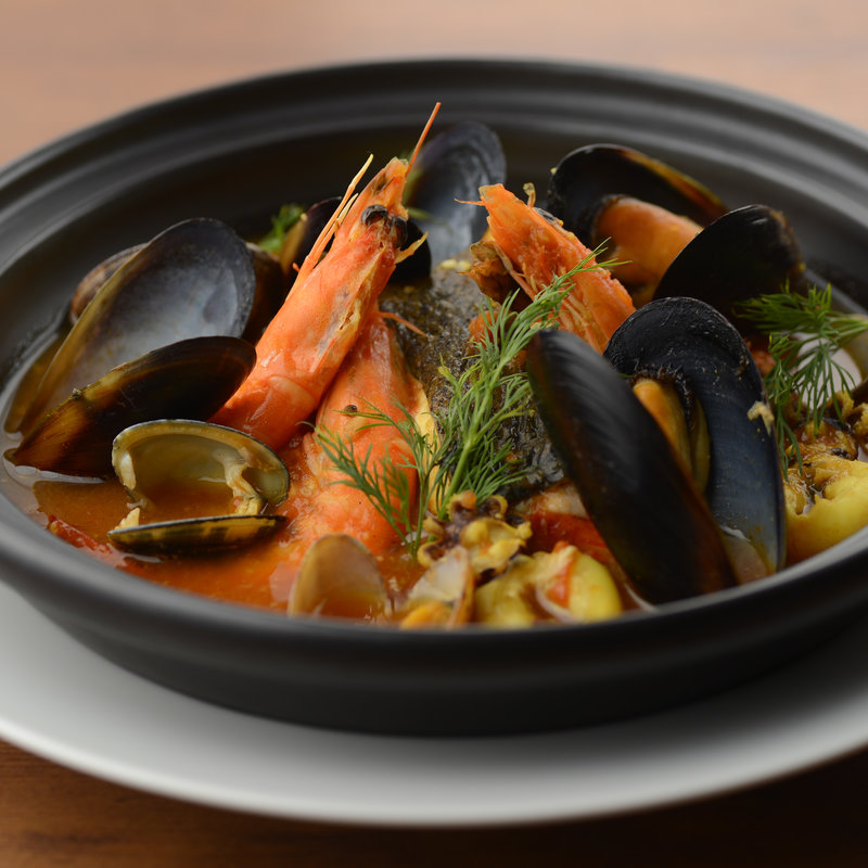 魚介のトマト煮込み(赤坂 エルパティオ)