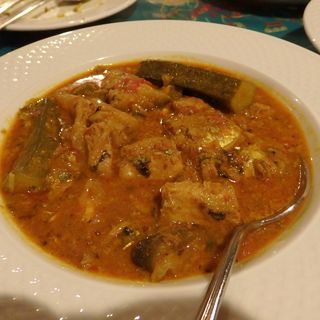 サンマとオクラのカレー(ガラムマサラ)