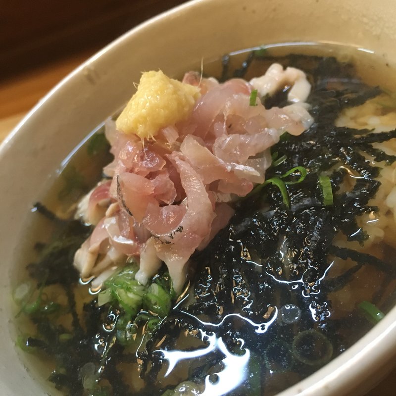 鯵のまご茶づけ(愛情たっぷり手料理　やきとり・しゃぶしゃぶ　来幸　)