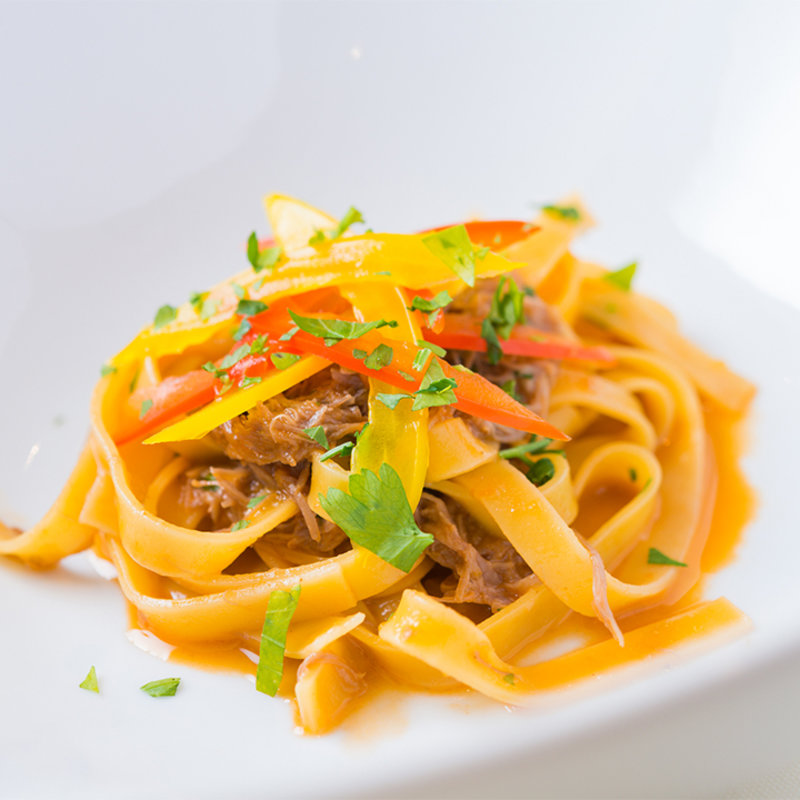 ラグー豚のパンチェッタ(長尾中華そば 神田店)