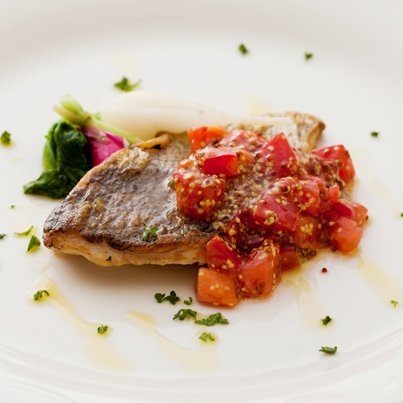 本日の魚料理(長尾中華そば 神田店)