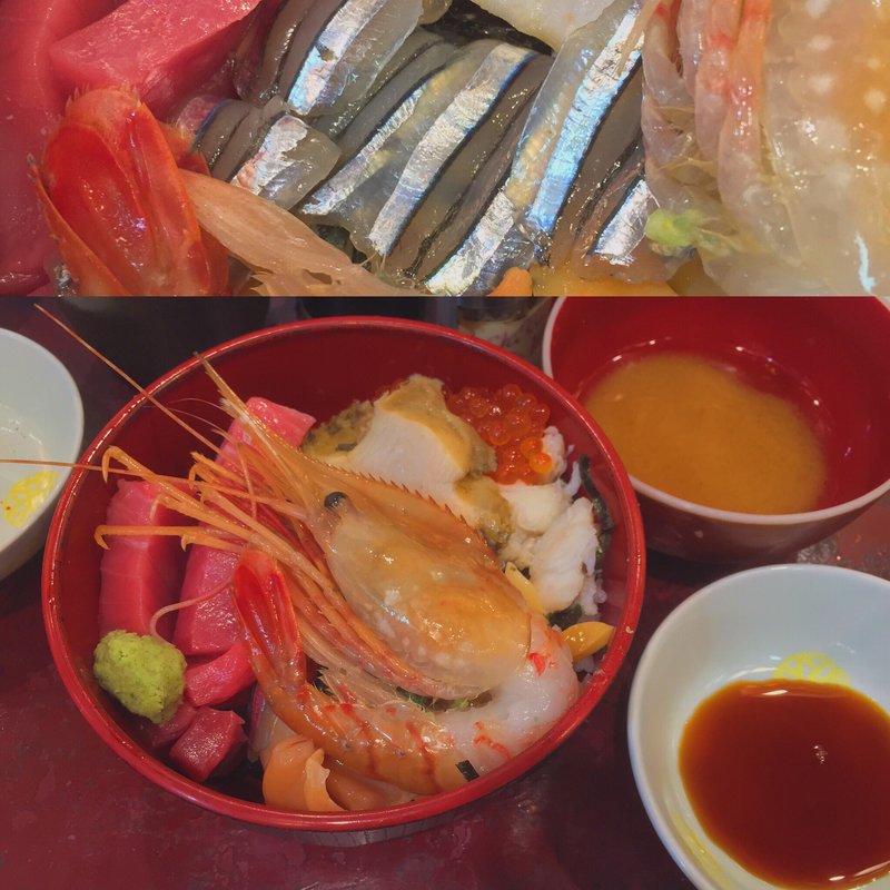 海鮮丼(うなぎ 米花 （よねはな）)