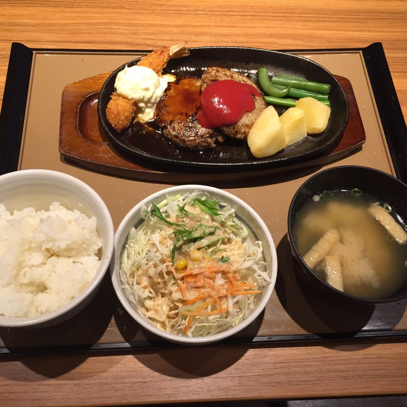 洋風ハンバーグ定食(やよい軒 枚方店)