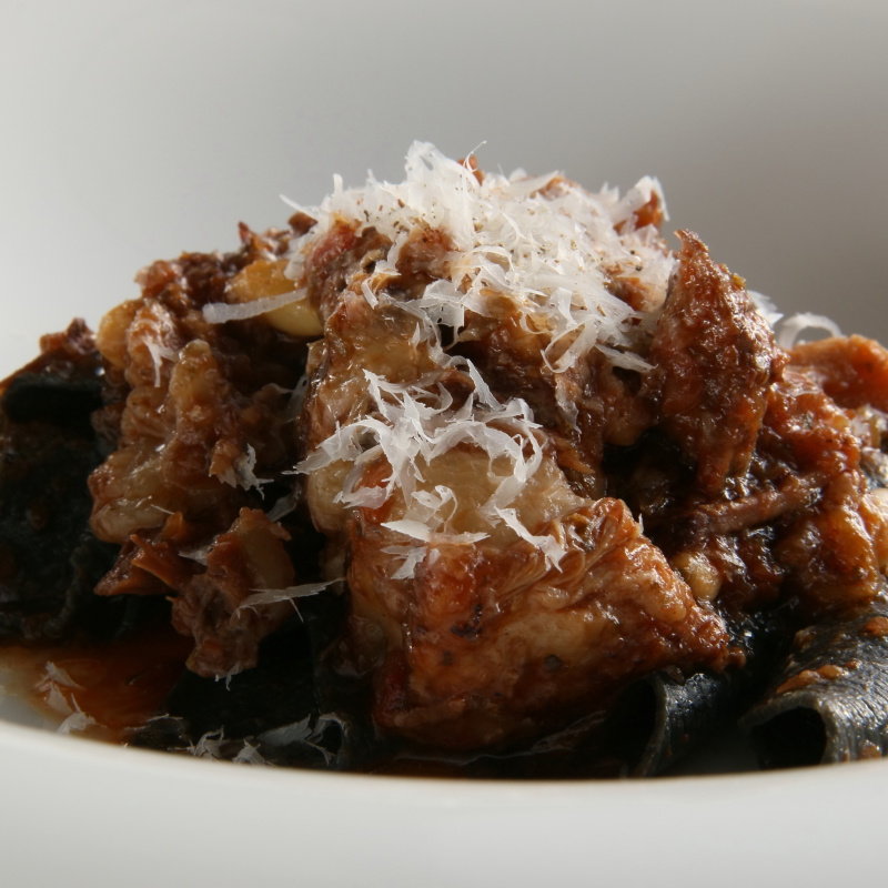 牛ホホ肉と茄子の煮込み(ラ・フォンテ)