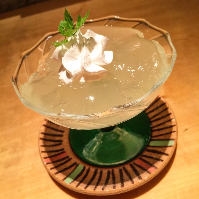 直七ゼリー(土佐料理 祢保希（ねぼけ）丸の内店)