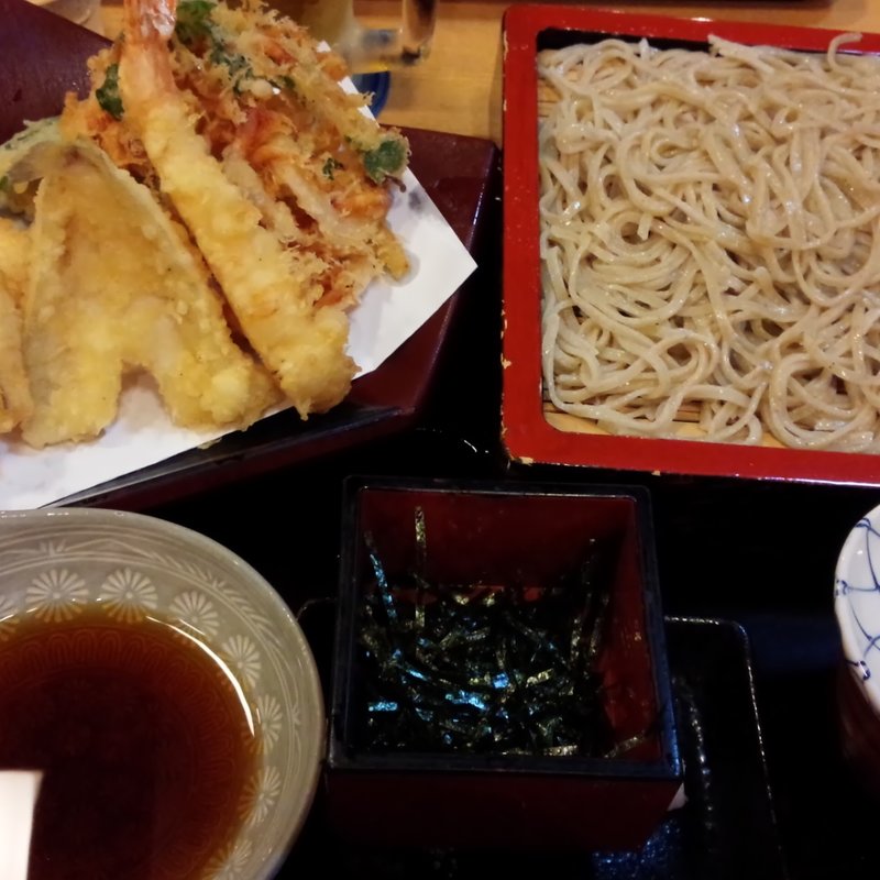 海鮮天ざるそば(丸屋)