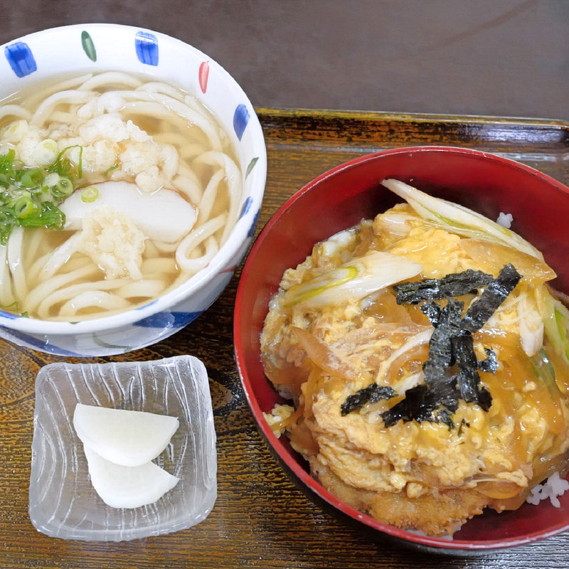 カツ丼セット(ばら本陣 （ばらほんじん）)
