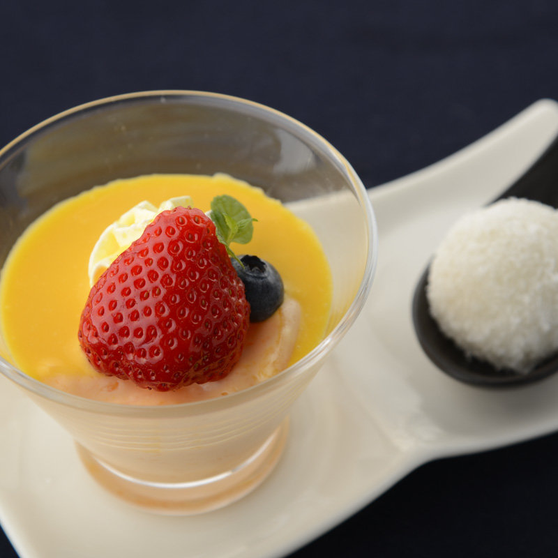 マンゴー杏仁豆腐(ロビーラウンジ フォンテーヌ)