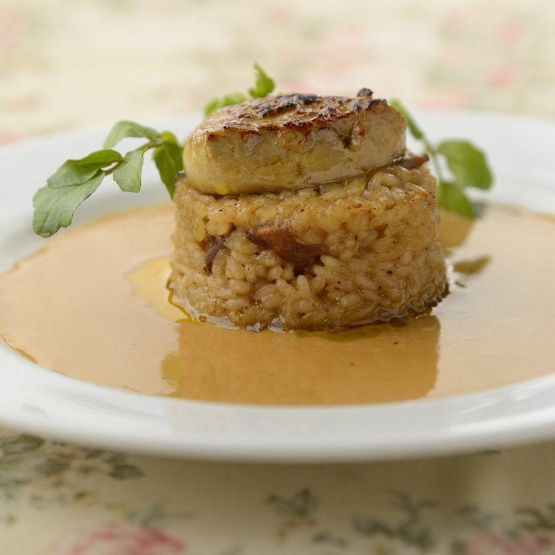 フォアグラリゾット(カッチャトーレ （CACCIATORE）)