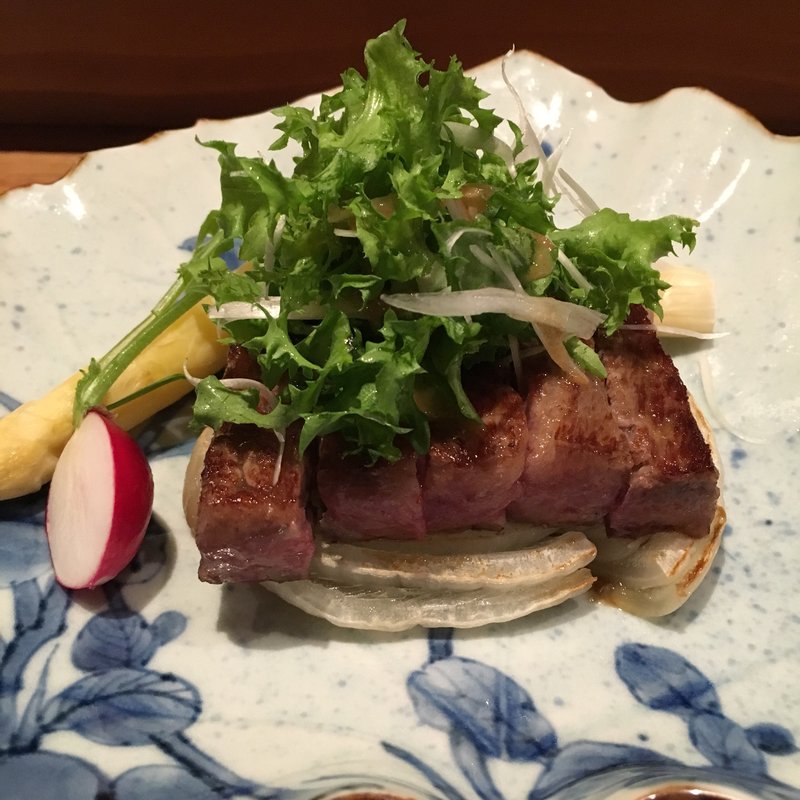 山形牛ステーキ(名月荘 （めいげつそう）)