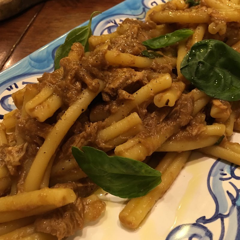 カザレッチェ アッラ ジェノベーゼ ディ トンノ(Pizzeria Braceria CESARI!!)