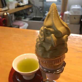 260抹茶ソフトクリーム(茶の矢島園 上尾モンシェリー店 )