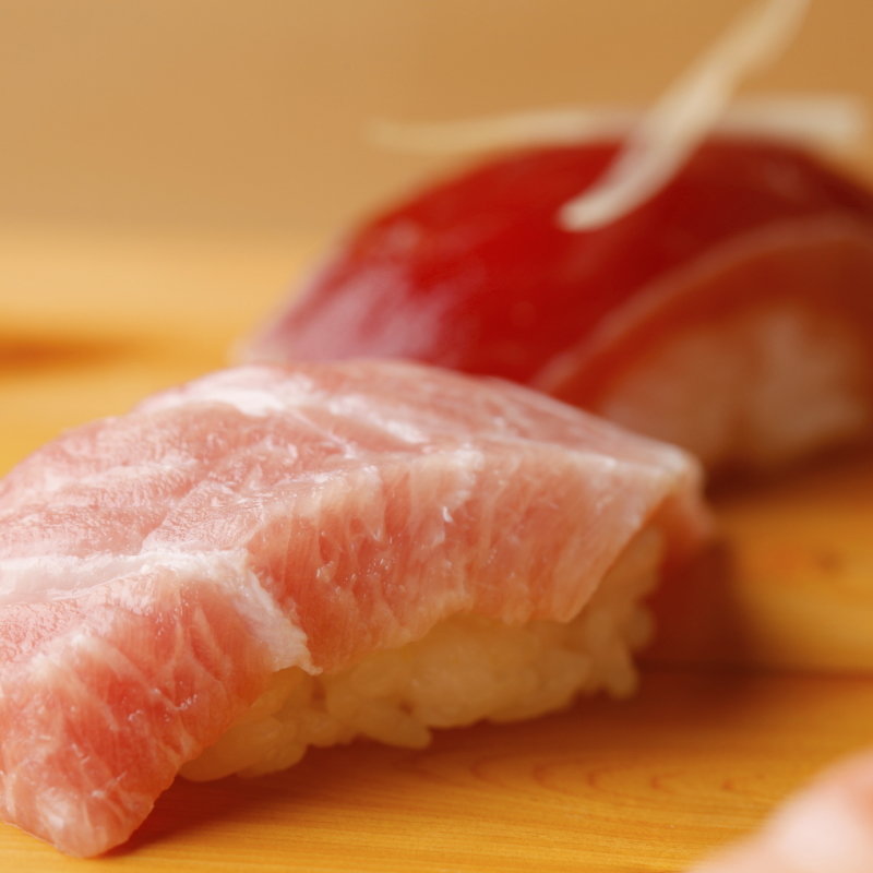 中トロの握り(すし游 （あさくさ・すしゆう）)