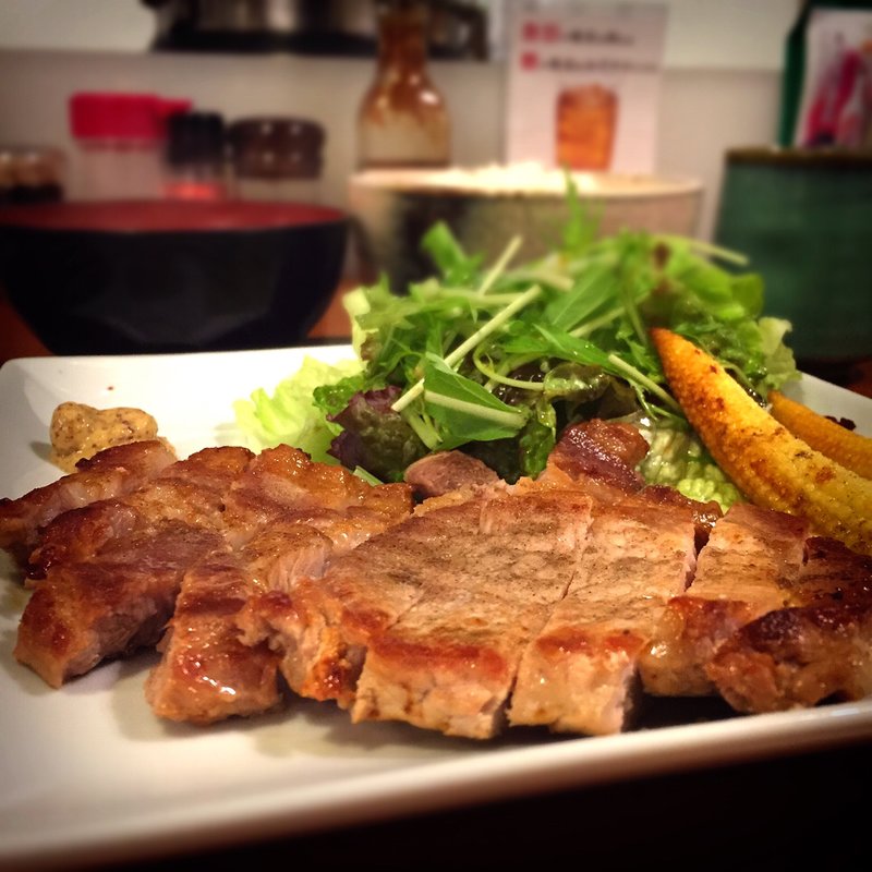 カムイ豚ステーキ(麹料理 ごはん)