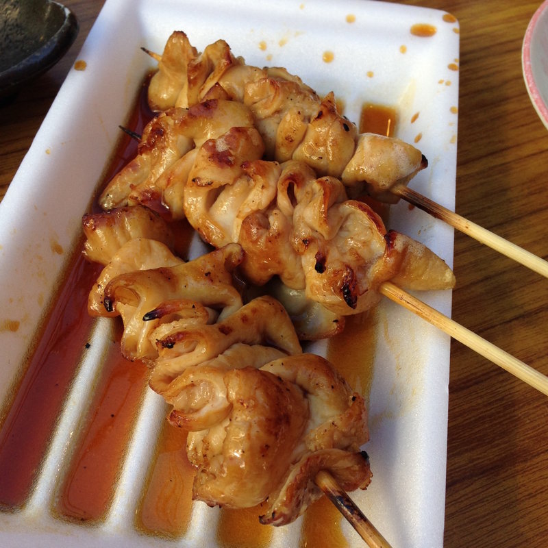 もつ焼きシロ（タレ）(鈴芳)