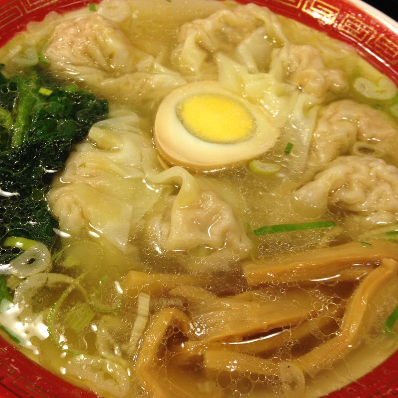 広州雲呑麺塩味　ミニサイズ(広州市場 西新宿店)