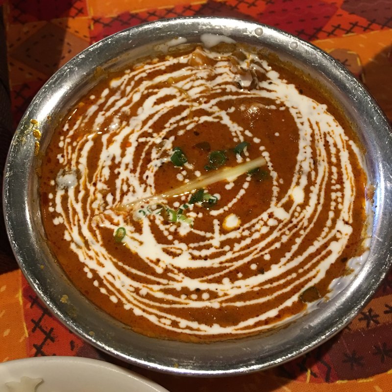 シメジ、マイタケ、シメジ、チキンカレー(ガンガ マハル 石橋店)