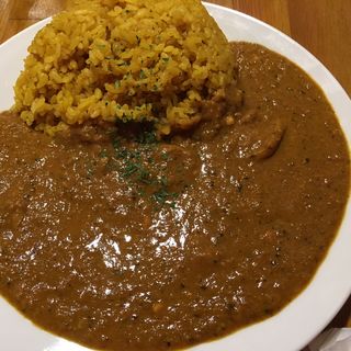 チキンカレー大 ピーナツバタートッピング(マイティルゥ)