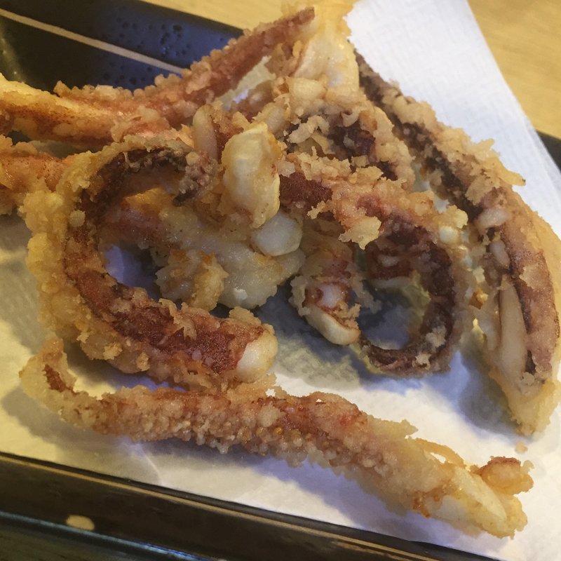 いかゲソ揚げ(大衆割烹 寿久酒造)