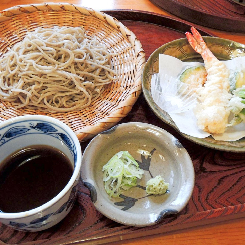 海老天ざるそば(杉亭)
