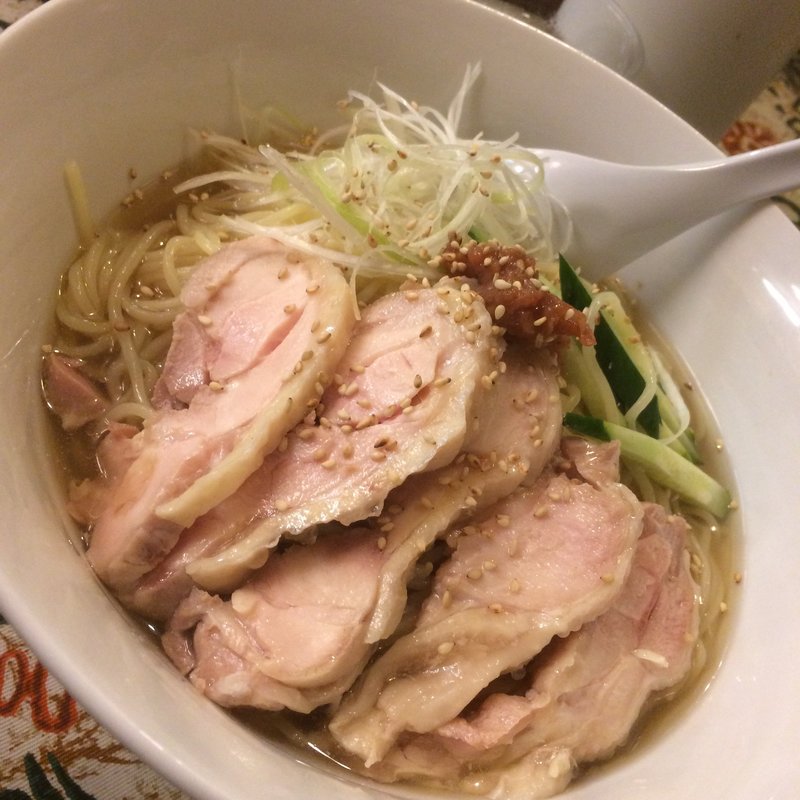 冷し鳥そば(中華風家庭料理 山之内 神宮前店)