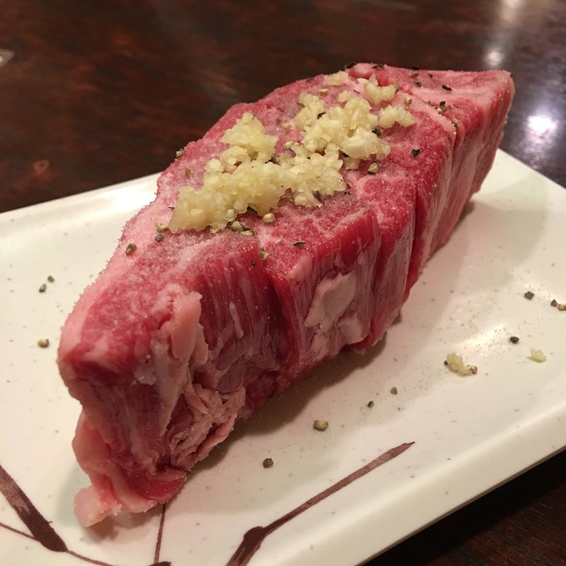 特選ヘレステーキ(焼肉薩摩)