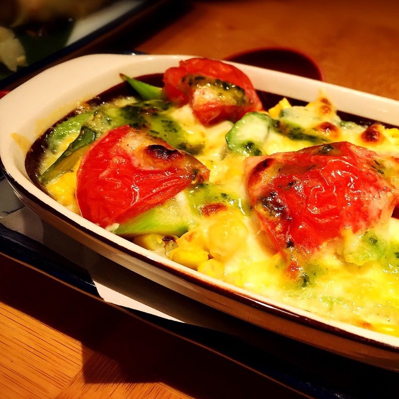 夏野菜のグラタン(ここら屋 中目黒店 )