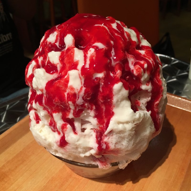 木苺レアチーズ(かき氷喫茶 バンパク )