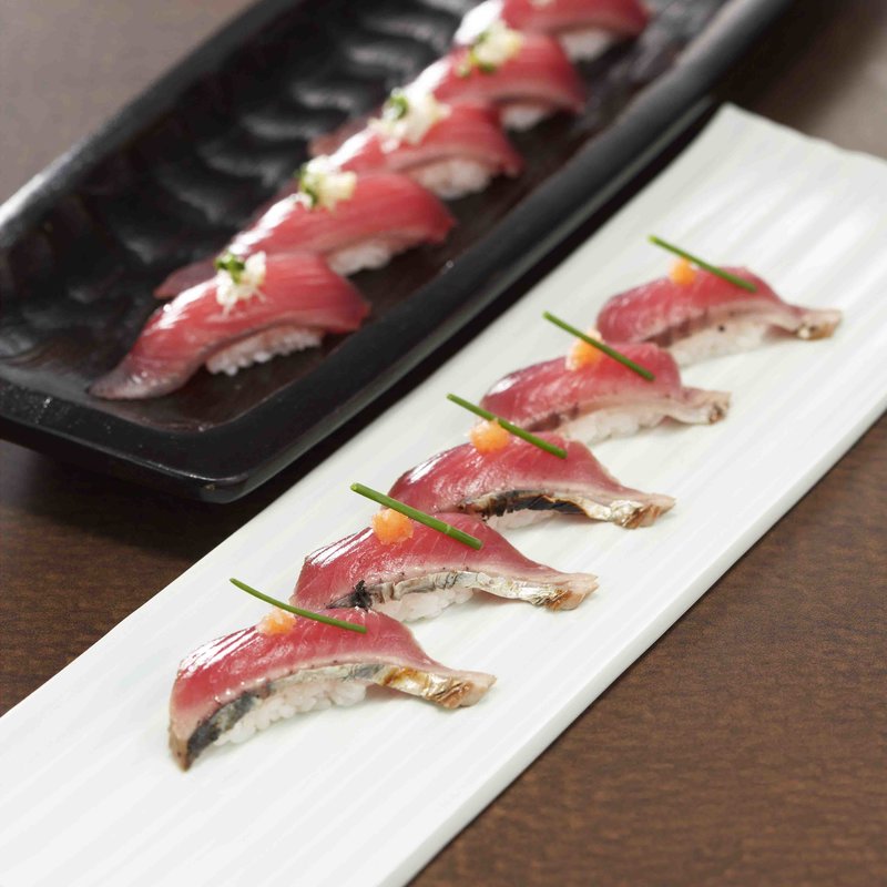 かつおの握り盛り合わせ(鮨処 橘／ホテル日航東京)