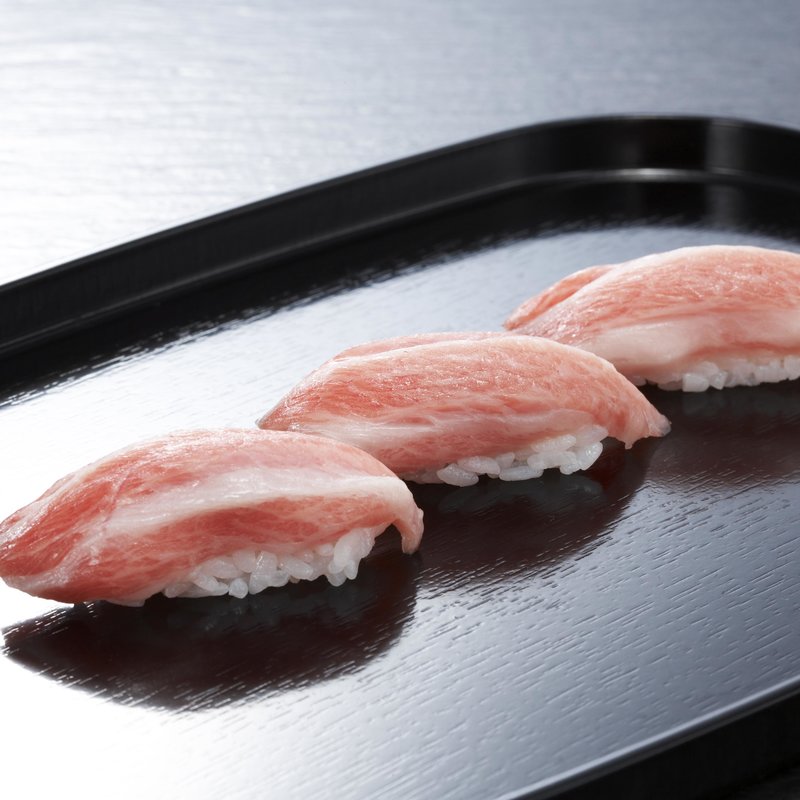 マグロの3種盛り(鮨処 橘／ホテル日航東京)