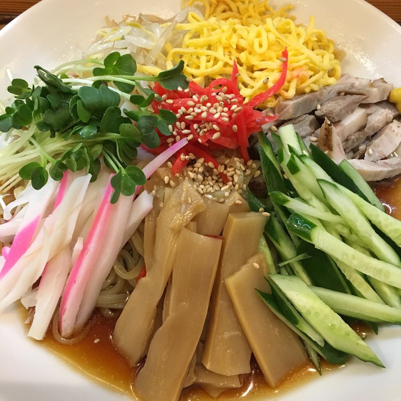 冷やし中華(万豚記 池尻大橋店)