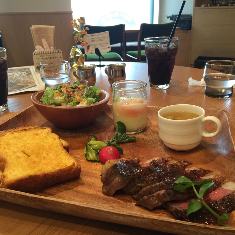 SET MENU 栗原漢方和牛 イチボ肉のグリル(ケヤキカフェ )