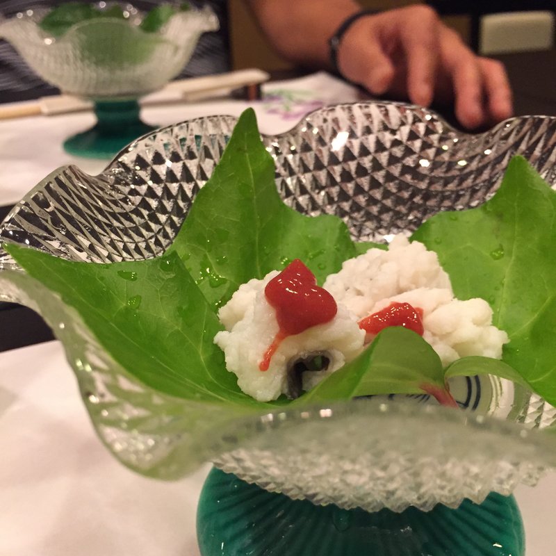 湯引き鱧(割烹中川)