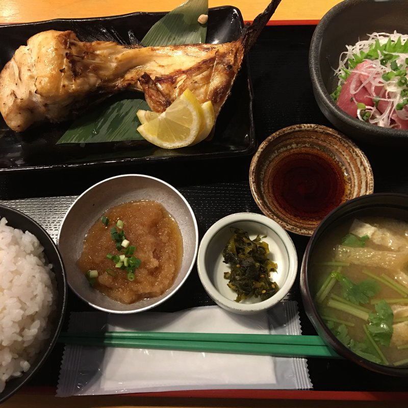 ブリカマ塩焼きランチ(ねぎ塩チャーシュー丼　水喜 )