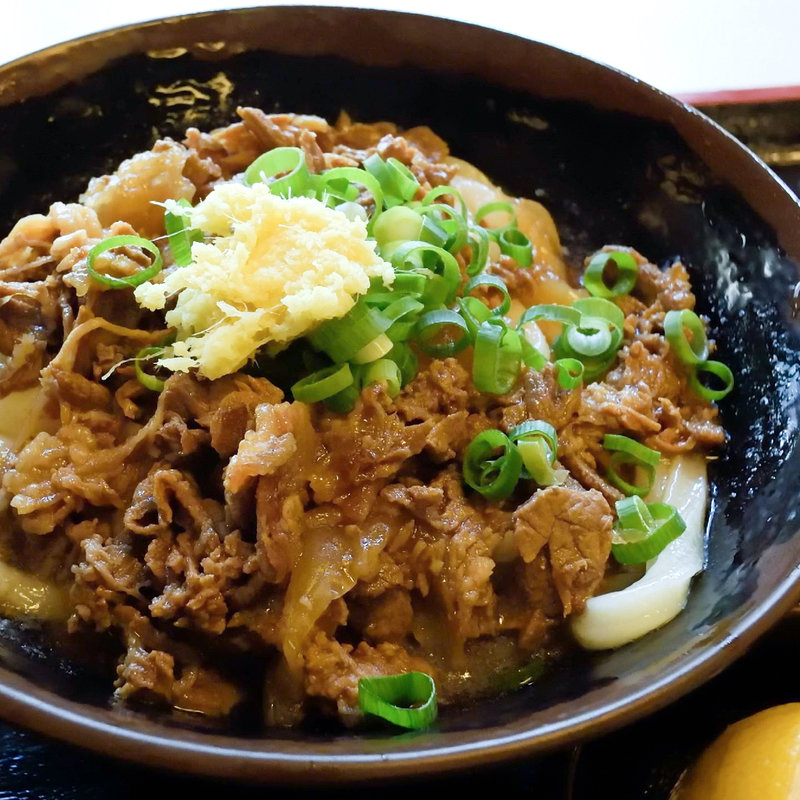 肉ぶっかけ冷(手打十段 うどんバカ一代)