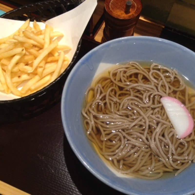 ポテソバ(若菜そば 阪急十三店)