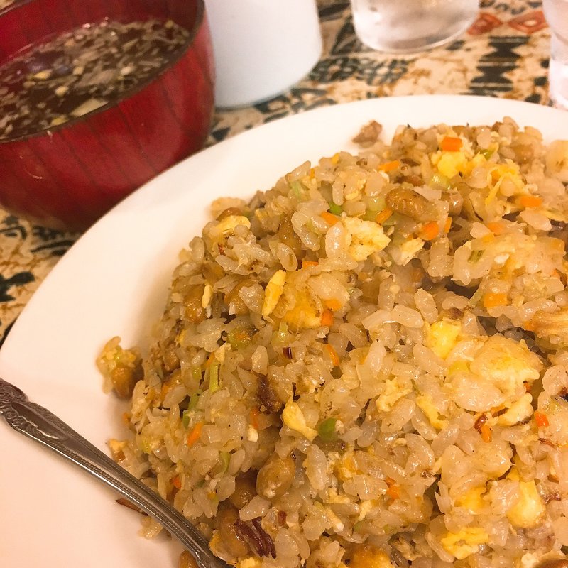 納豆チャーハン(中華風家庭料理 山之内 神宮前店)