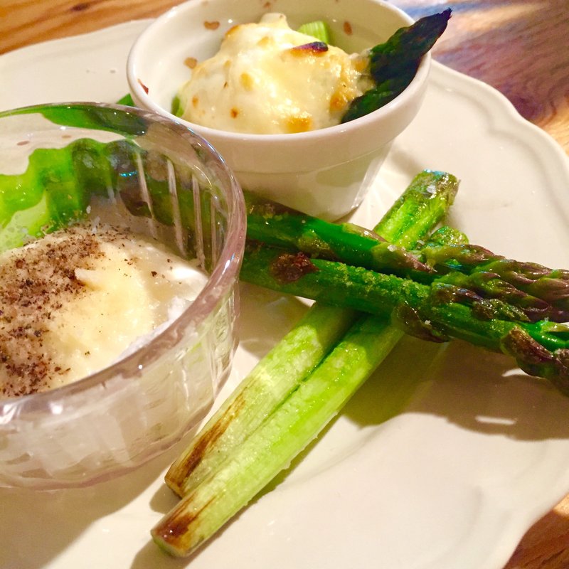 朝獲れアスパラの一皿(リロイズ)