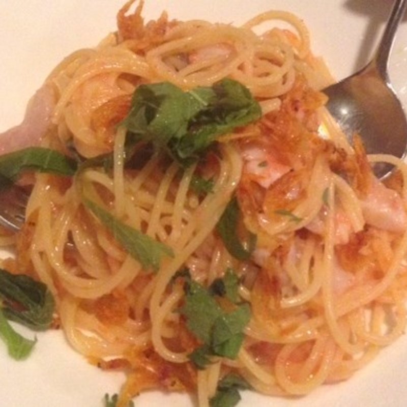 大葉と桜海老のパスタ(サント ウベルトゥス （ST.HUBERTUS）)
