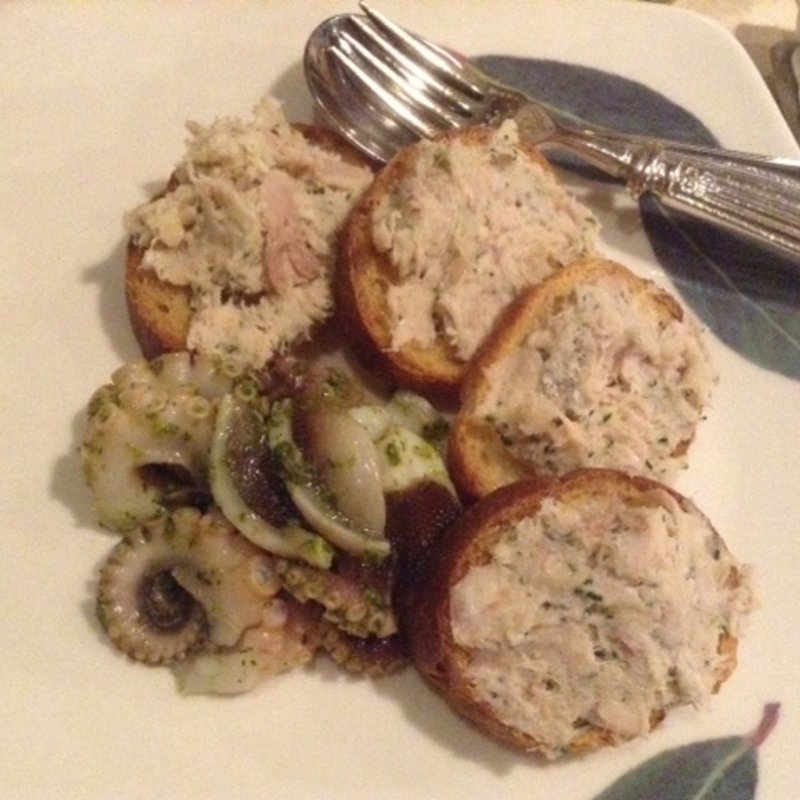 海の幸の前菜(サント ウベルトゥス （ST.HUBERTUS）)