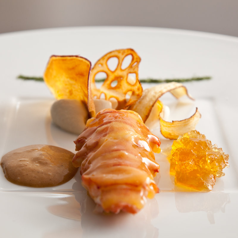 オマール海老の海老味噌ソース(エタンセール カワモト)