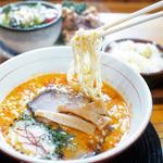 トマチリラーメン（カルボナーラ）