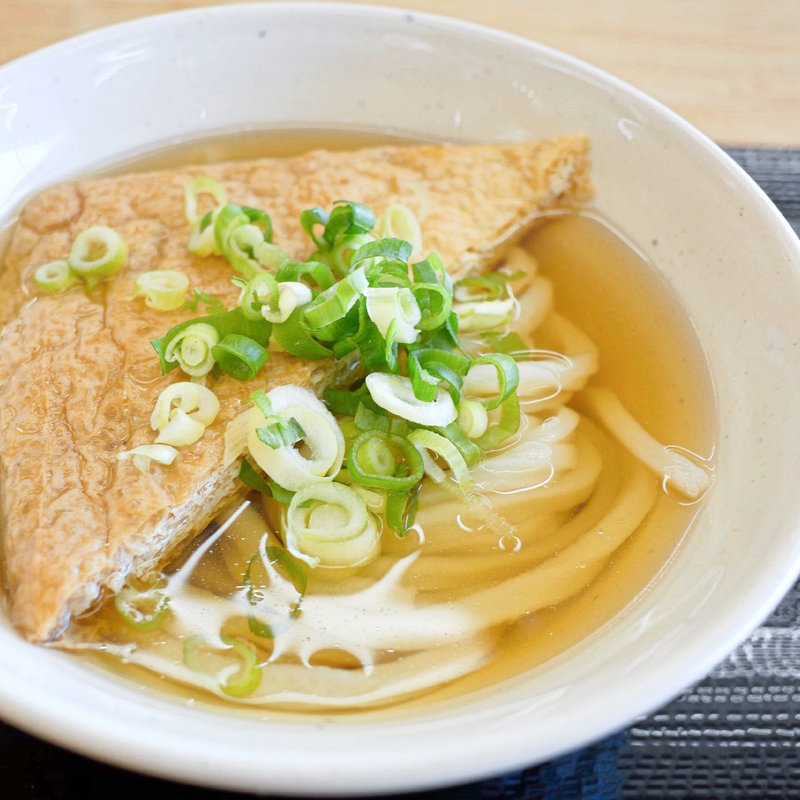 かけそのまま+お揚げ(製麺七や 原田店 （セイメンシチヤ）)