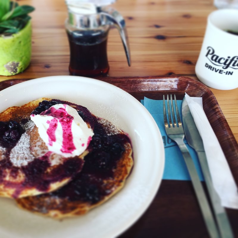 ブルーベリーパンケーキ(Pacific DRIVE-IN)