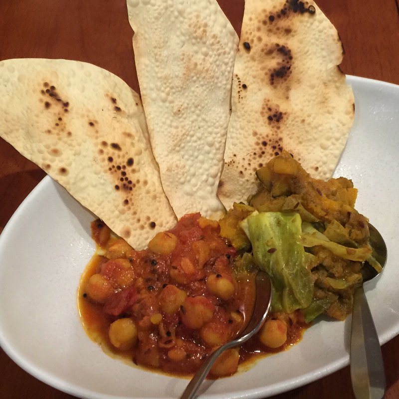 パパドとサブジ(キッチンシャンティ （Kitcen Shanti）)