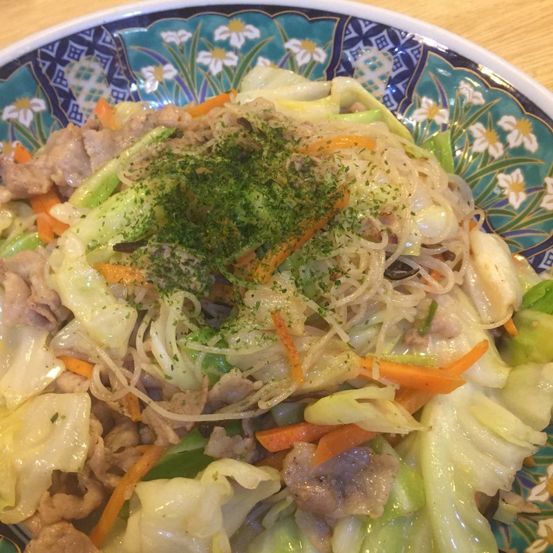 焼きビーフン(大衆割烹 寿久酒造)