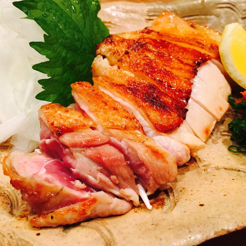 地鶏の胸のたたき(きち蔵)