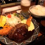 ジャーバーグ定食アンドビール(キッチン 欧味)