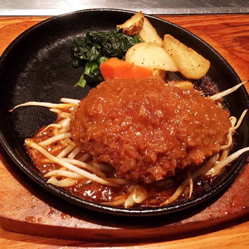 どぶ漬けハンバーグカツS(ぎゅう丸 大名店)