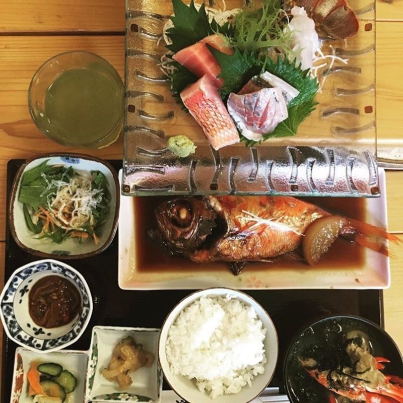 金目鯛の煮付定食(海産屋 （カイサンヤ）)